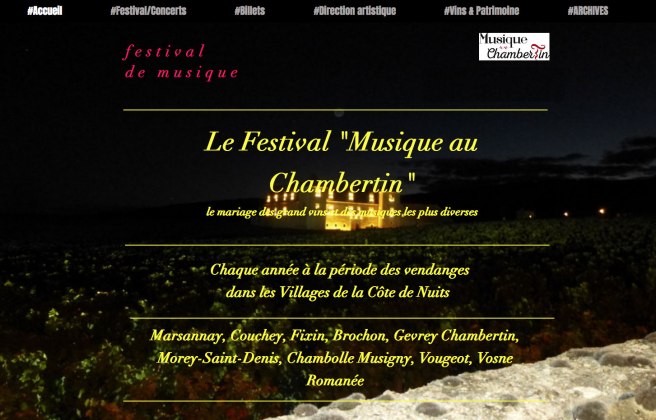 Voir le site www.musique-au-chambertin.org